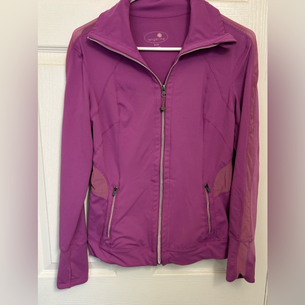 Tangerine Women's Magenta Full-Zip Utility Jacket